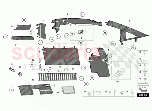 Part Diagram for Lamborghini 1J0919341F