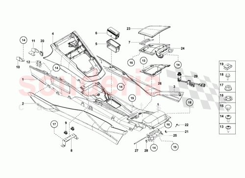 Part Diagram for Lamborghini 470863668A