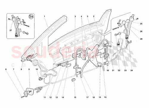 Part Diagram for Lamborghini 009421619