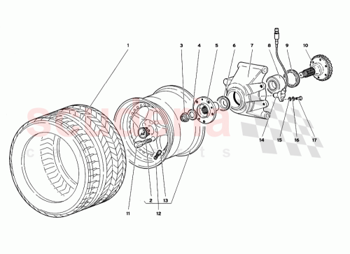 Part Diagram for Lamborghini 0052002593