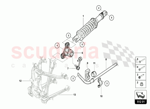 Part Diagram for Lamborghini 470512019R