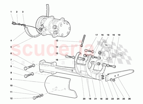 Part Diagram for Lamborghini 008100620