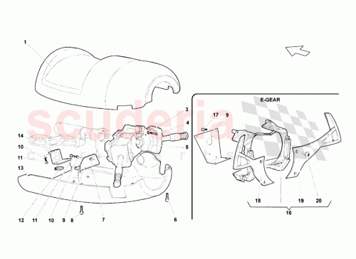 Part Diagram for Lamborghini 410951528