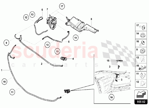 Part Diagram for Lamborghini 4T2955945A