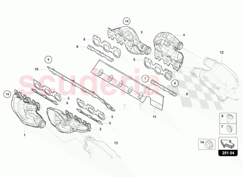 Part Diagram for Lamborghini 07M253172J