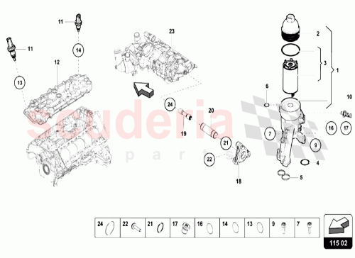 Part Diagram for Lamborghini N0138063