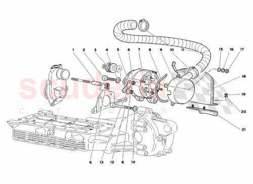 Part Diagram for Lamborghini 0016004654