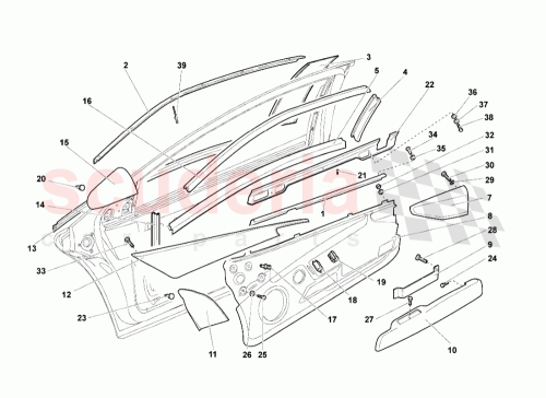 Part Diagram for Lamborghini 0072013673