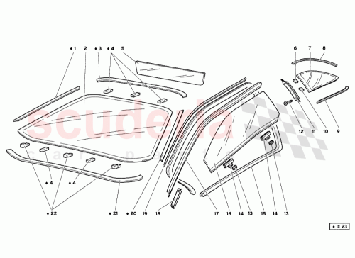 Part Diagram for Lamborghini 0070005535