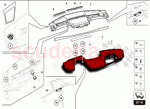 Part Diagram for Lamborghini 470858703C