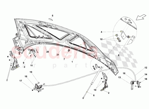 Part Diagram for Lamborghini 407864455
