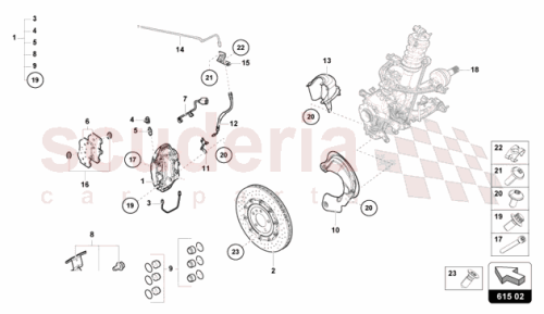 Part Diagram for Lamborghini 9J1698471