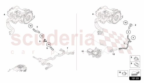Part Diagram for Lamborghini 47B122051C