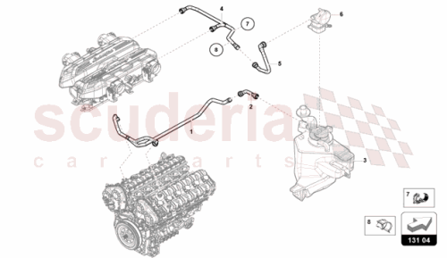 Part Diagram for Lamborghini N90828201