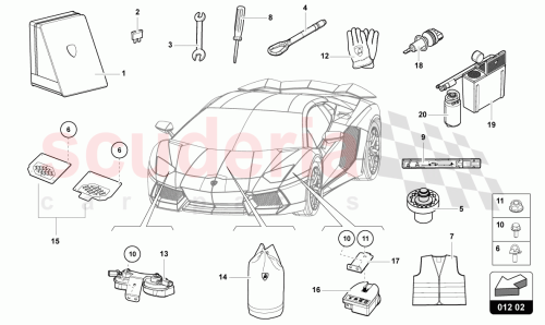 Part Diagram for Lamborghini 470012233