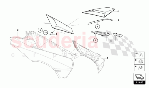 Part Diagram for Lamborghini 470853632P