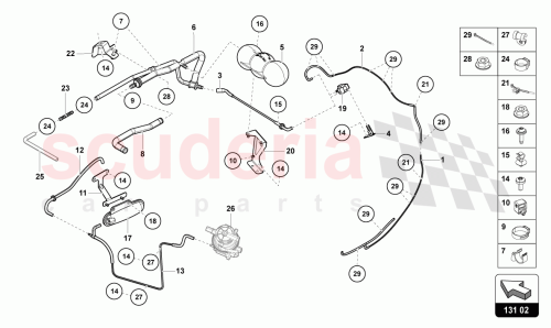 Part Diagram for Lamborghini N91171101