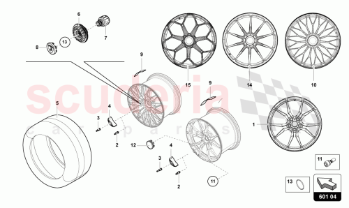 Part Diagram for Lamborghini 470601017DD
