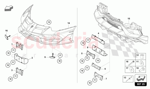 Part Diagram for Lamborghini 470807241B
