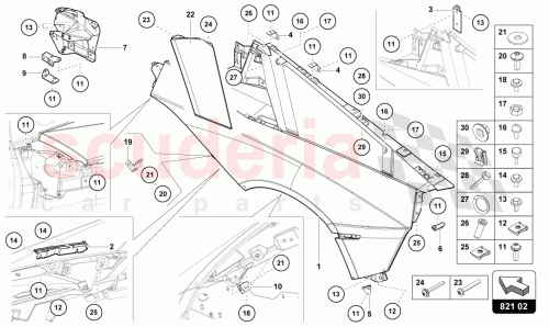 Part Diagram for Lamborghini 475854966B