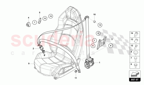 Part Diagram for Lamborghini 471857706DV04
