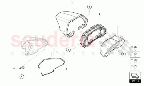 Part Diagram for Lamborghini 471857343D