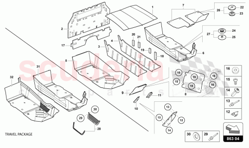 Part Diagram for Lamborghini 471863368QXZ0