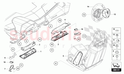 Part Diagram for Lamborghini 472858513B