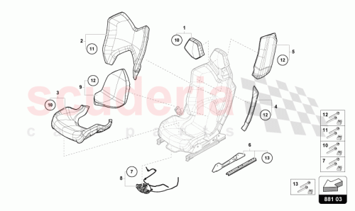 Part Diagram for Lamborghini 4T0860583