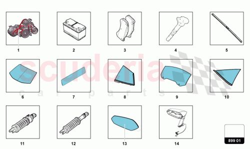Part Diagram for Lamborghini 000915089BB
