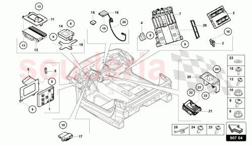 Part Diagram for Lamborghini 472907324