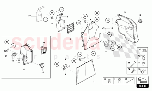 Part Diagram for Lamborghini 475867128G