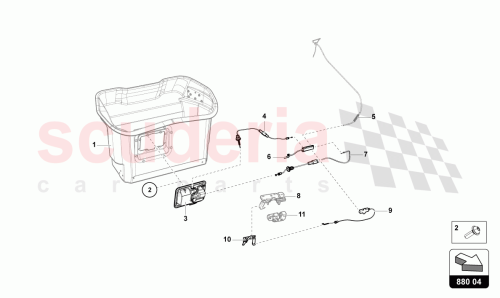 Part Diagram for Lamborghini 475805211A