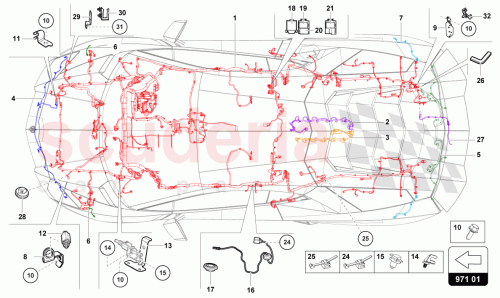 Part Diagram for Lamborghini 475971139DJ