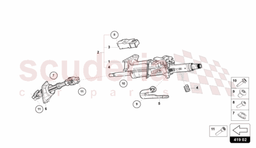 Part Diagram for Lamborghini 47C419753A