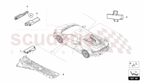 Part Diagram for Lamborghini N10700901