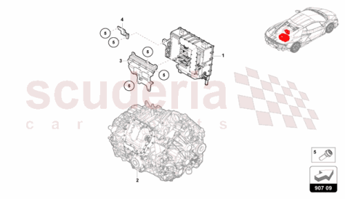 Part Diagram for Lamborghini 47B301369