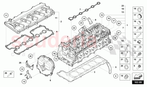 Part Diagram for Lamborghini N91184801