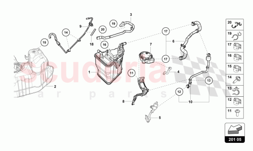 Part Diagram for Lamborghini 059131694AQ