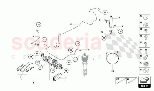 Part Diagram for Lamborghini 4T0616007A
