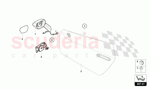 Part Diagram for Lamborghini 8J0971919