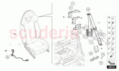 Part Diagram for Lamborghini 4T2857705L