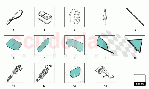 Part Diagram for Lamborghini 4T0845099K0P0