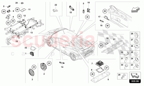 Part Diagram for Lamborghini 4T3971650A