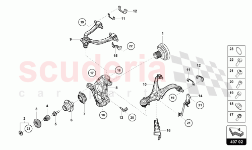 Part Diagram for Lamborghini 4T0407506B