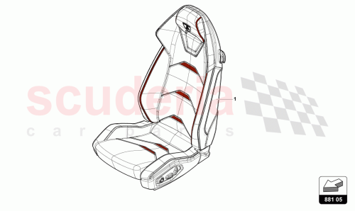 Part Diagram for Lamborghini 4T0881022PKXZ0