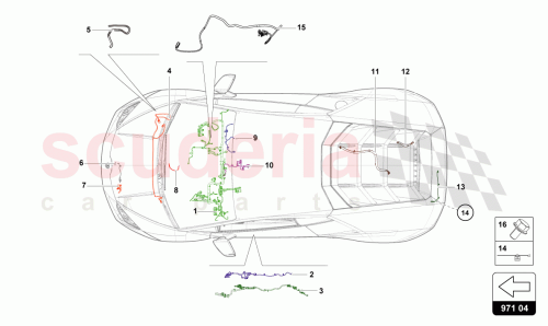 Part Diagram for Lamborghini 4T3971051T