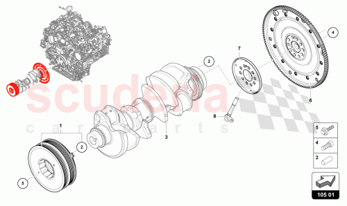 Part Diagram for Lamborghini 0P2198401B