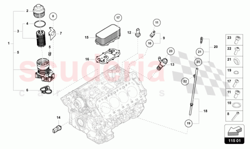Part Diagram for Lamborghini 06E906054J