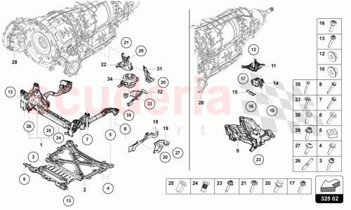 Part Diagram for Lamborghini 4M0399345L